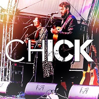 Recently formed Wallagoot duo, CHICK, are a talented couple putting a healthy spin on traditional pop/rock while spreading the message of love and positivity.