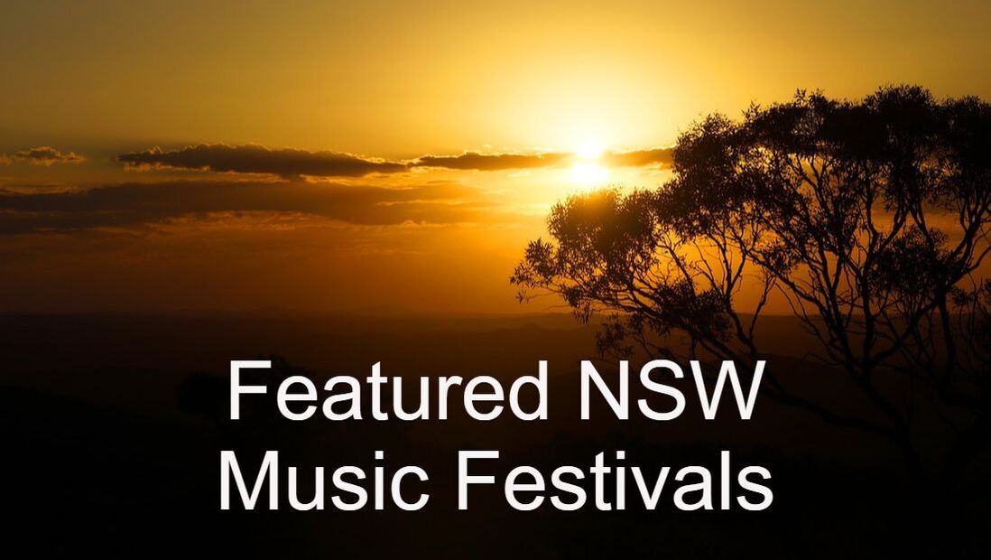 Featured Regional New South Wales Music Festivals 2021 2022