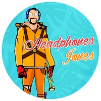 Headphones Jones.  8-Piece Melbourne based funk collective. Big horns, driving rhythms, and punchy vocals.
